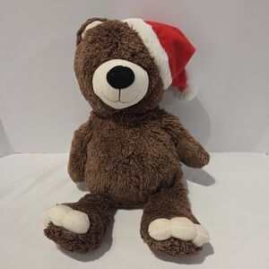 animal adventure Teddy bear Plush Stuffed Animal Christmas Santa Hat 16"